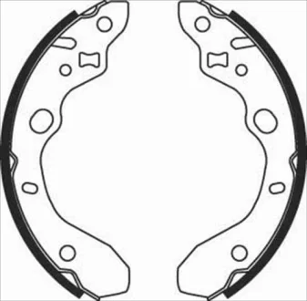 Тормозные колодки барабанные STARLINE BC 07910
