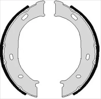 Тормозные колодки барабанные STARLINE BC 07960