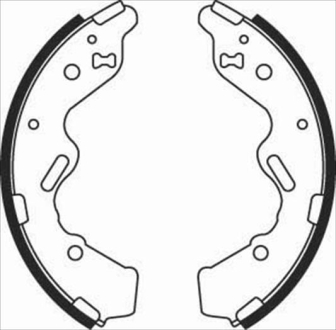 Тормозные колодки барабанные STARLINE BC 08050