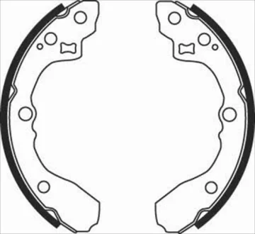 Тормозные колодки барабанные STARLINE BC 08060