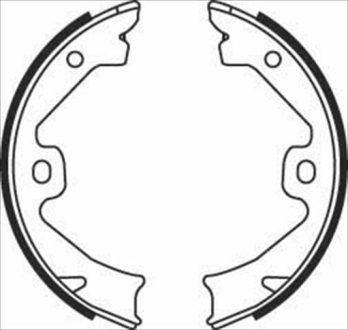 Гальмівні колодки барабанні STARLINE BC 08140