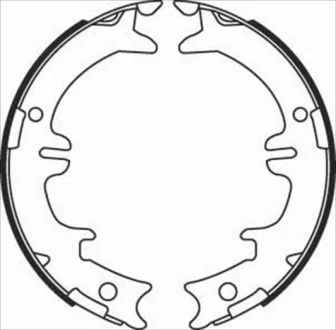 Тормозные колодки барабанные STARLINE BC 08340