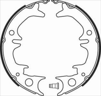 Тормозные колодки барабанные STARLINE BC 08380