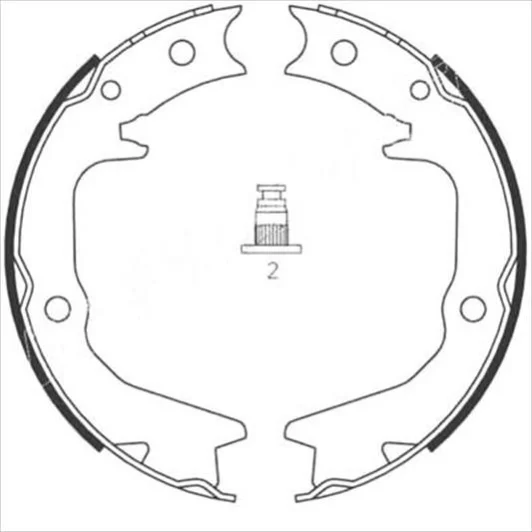 Тормозные колодки барабанные STARLINE BC 08920 (фото 1)