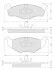 Тормозные колодки дисковые STARLINE BD S006S (фото 1)