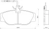Тормозные колодки дисковые STARLINE BD S096 (фото 1)