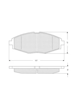 Тормозные колодки дисковые STARLINE BD S134