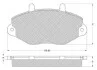 Тормозные колодки дисковые STARLINE BD S137 (фото 1)