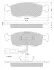 Тормозные колодки дисковые STARLINE BD S157 (фото 1)