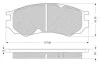 Тормозные колодки дисковые STARLINE BD S215 (фото 1)