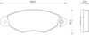 Тормозные колодки дисковые STARLINE BD S240 (фото 1)