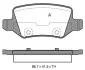 Гальмівні колодки дискові STARLINE BD S302 (фото 1)
