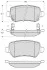 Тормозные колодки ASTRA G STARLINE BD S320 (фото 1)
