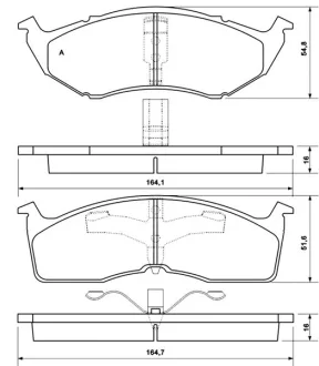 Тормозные колодки дисковые STARLINE BD S349