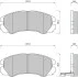 Тормозные колодки дисковые STARLINE BD S387 (фото 1)