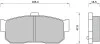 Тормозные колодки дисковые STARLINE BD S415 (фото 1)