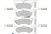 Тормозные колодки дисковые STARLINE BD S417 (фото 1)