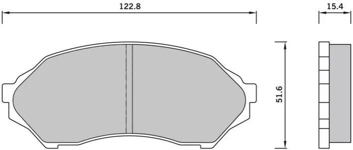 Тормозные колодки дисковые STARLINE BD S421 (фото 1)