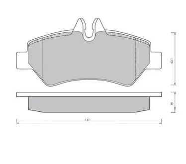 Тормозные колодки дисковые STARLINE BD S423