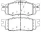 Тормозные колодки дисковые STARLINE BD S457 (фото 1)
