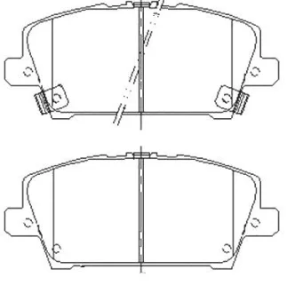 Гальмівні колодки дискові STARLINE BD S485