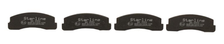 Тормозные колодки дисковые STARLINE BD S554 (фото 1)