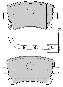Тормозные колодки дисковые STARLINE BD S826P (фото 1)
