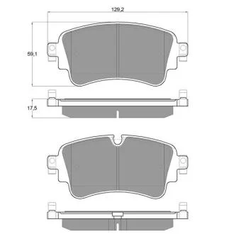 Гальмівні колодки дискові STARLINE BD S998