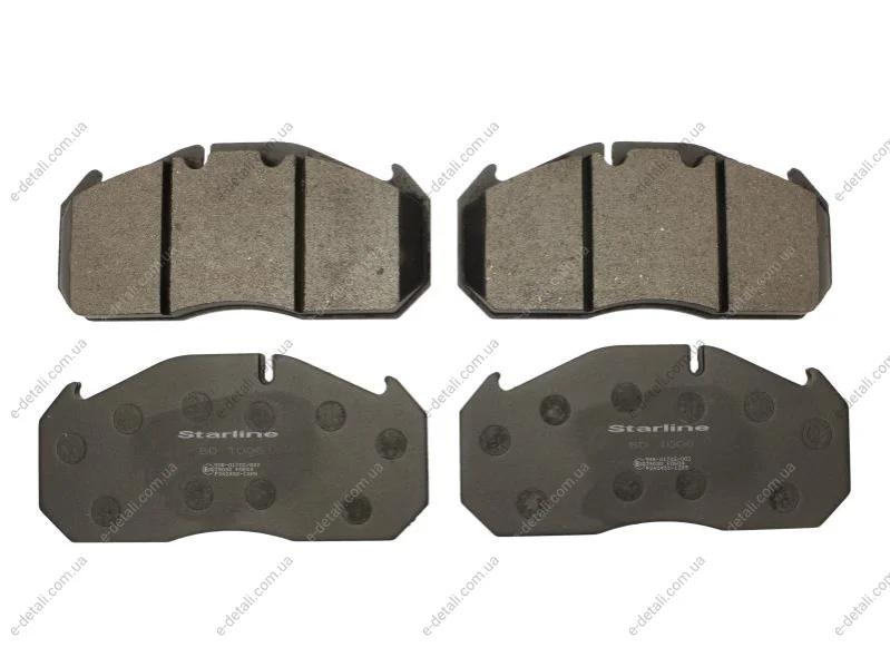 КМП тормозных колодок STARLINE BD T006 (фото 1)