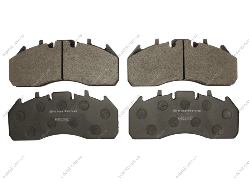 КМП гальмівних колодок STARLINE BD T011 (фото 1)