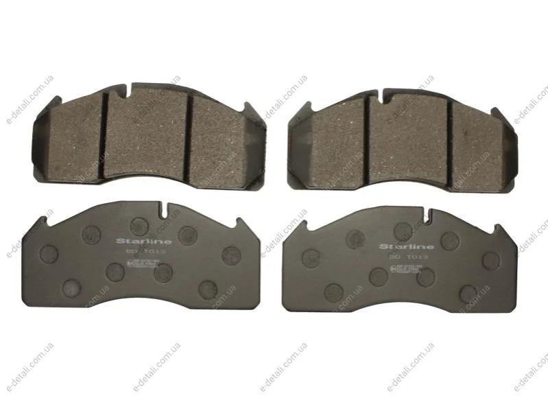 КМП тормозных колодок STARLINE BD T013 (фото 1)