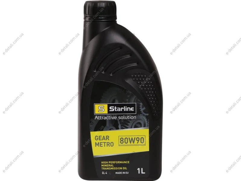 Трансмиссионное масло Starline Gear Metro 80W-90 минеральное 1 л STARLINE NAM-1 (фото 1)