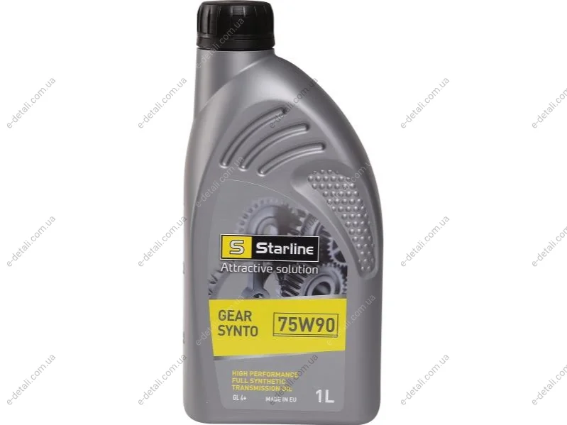 Трансмиссионное масло Starline Gear Synto 75W-90 синтетическое 1 л STARLINE NAS-1 (фото 1)