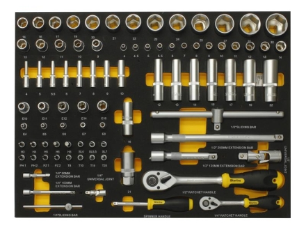 Набор инструментов 1/2",1/4" STARLINE NR F1ETR27