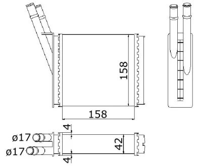 Радиатор отопления STARLINE OL6182