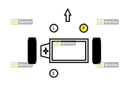 Опора двигателя/КПП STARLINE SM 0041