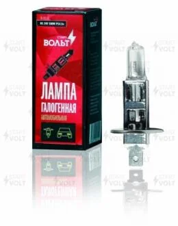 Лампа галогенна H1 24V 100W P14,5s StartVOLT СтартВОЛЬТ VLH115