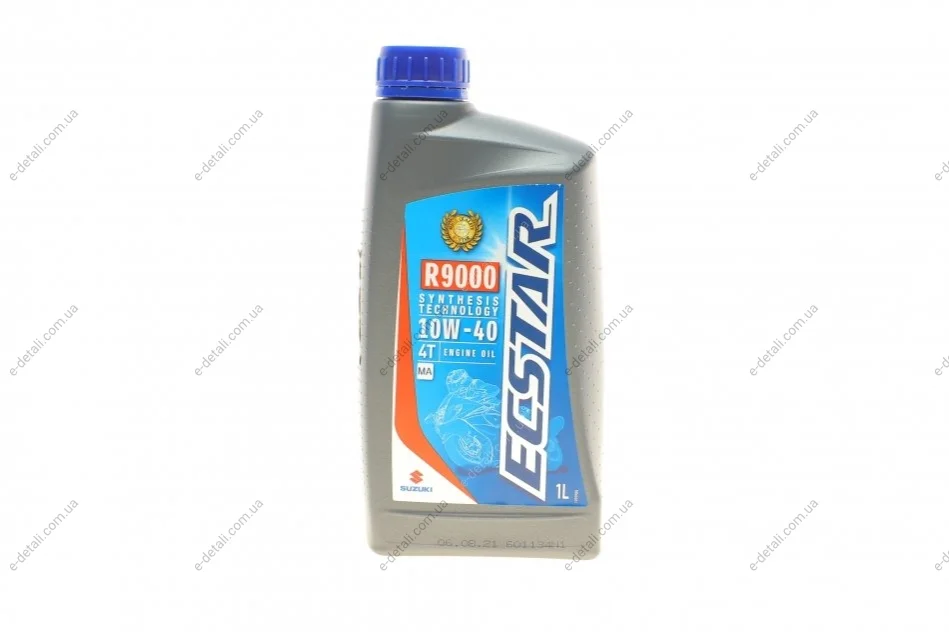 Масло 10W40 Ecstar R9000 (1L) 4T MA (API SN) Premium SUZUKI 99000-22B56B001 (фото 1)