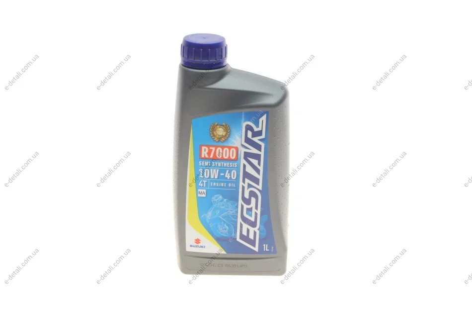 Масло 10W40 Ecstar R7000 (1L) 4T MA (API SM) SUZUKI 99000-22B57B001 (фото 1)