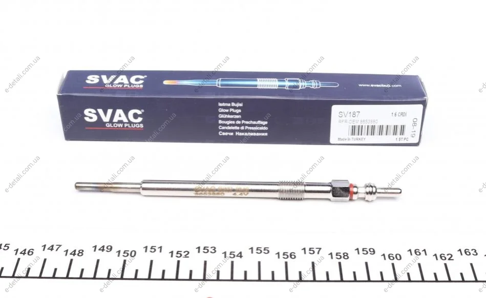 Свеча накала Volvo S60/S80/V60/V70 05- Svac SV187 (фото 1)