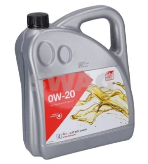 Моторна олива синтетична 0W20 4L SWAG 33104233