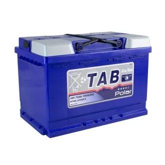Аккумулятор 75 Ah/12V Polar Blue TAB 121 075