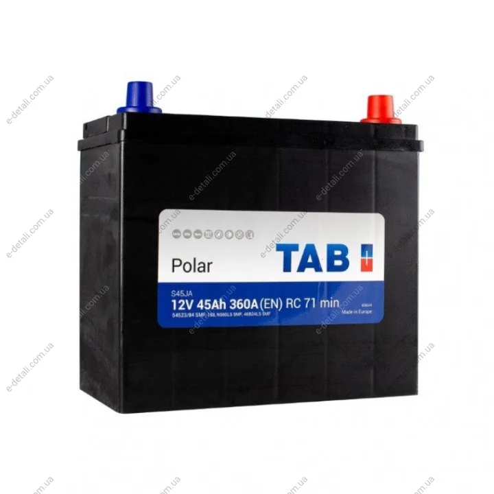 Акумулятор 45 Ah/12V Polar TAB 246 845 (фото 1)