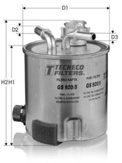 Фильтр топливный Tecneco GS9205