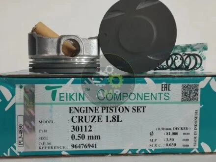 Поршни +0.50mm (к-кт на мотор) Chevrolet CRUZE F18D4 TEIKIN 30112050