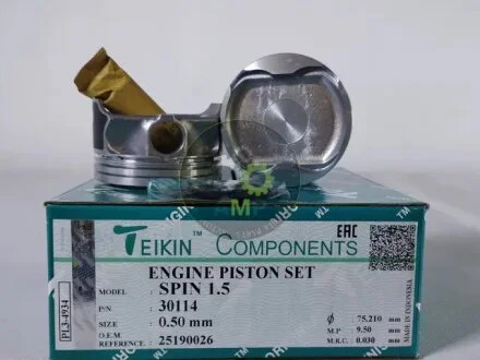 Поршни +0.50mm (к-кт на мотор) Ravon Daewoo Gentra 1.5 B15D2 (L2C) TEIKIN 30114050