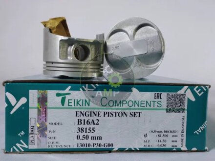 Поршни стандарт (+0.50мм) (к-кт на мотор) HONDA B16A2 TEIKIN 38155050