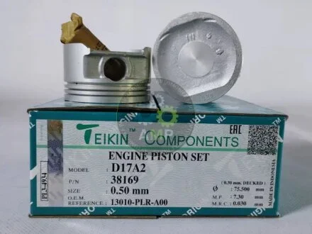 Поршни ремонт (+0.50мм) (к-кт на мотор) HONDA D17A2 FR-V, Stream TEIKIN 38169050