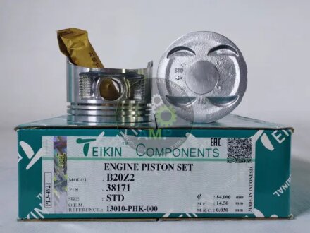Поршни STD (к-кт на мотор) B20Z Honda CR-V 99г-- TEIKIN 38171STD