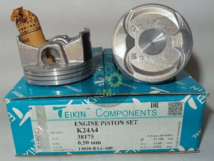 Поршни +0.50mm (к-кт на мотор) K24A4/K24Z4 Honda CR-V, Accord TEIKIN 38175050